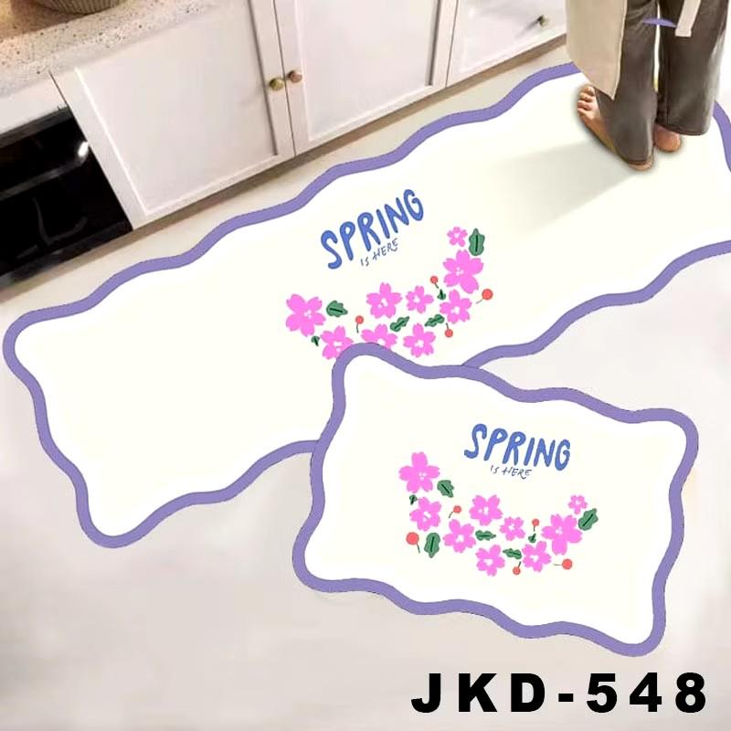 Product Introduction of Keset Dapur 2 in 1 Door Mat Trendy Keset Kaki Dapur Kamar Tebal Anti Slip rumbai 29