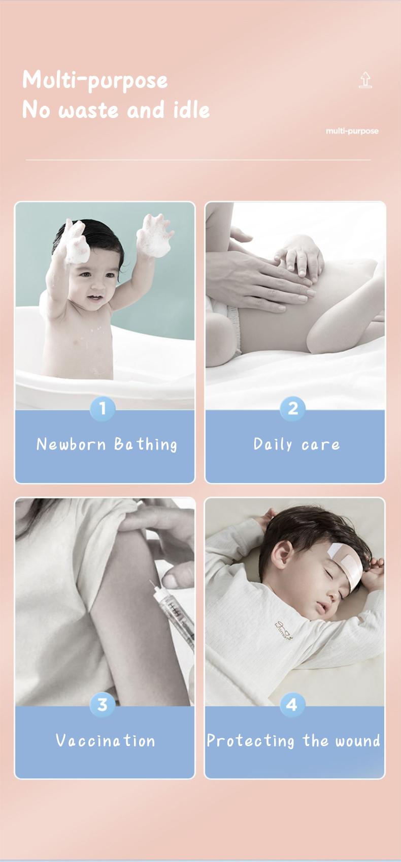 Product Introduction of TEN-M JOURNEY Baby Navel Sticker for Sterile Dressing - Breathable & Waterproof Umbilica Cord Protection for Newborns 8