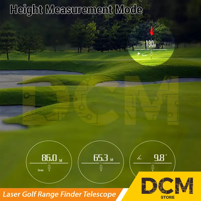 Laser Golf Range Finder Telescope Teropong Berburu Pengukur Jarak 600m 3