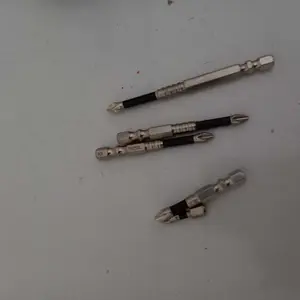 CASTA 5 PCS K5 Pasir Nikel Anti Selip Tahan Benturan Mata Obeng Torsi Ph2 Mata Obeng Kelas Industri Mata Obeng Angin Magnet Kuat