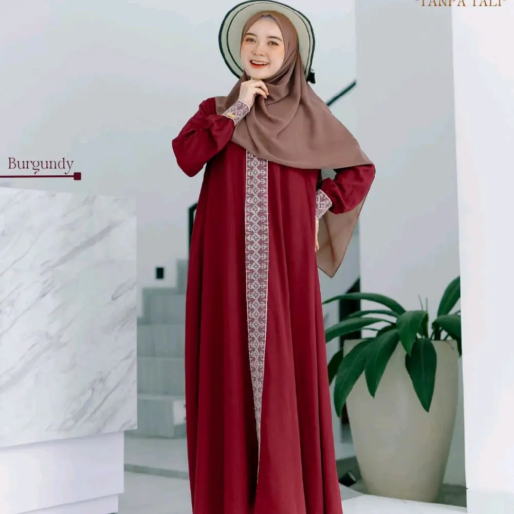 Burgandy set pasmina S