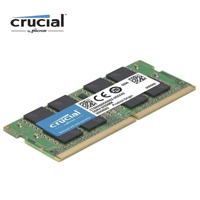 RAM Máy Tính Xách Tay, Crucial, Bộ nhớ DDR4 2400 2666 3200MHZ, SODIMM, 4GB / 8GB / 16GB, Thích hợp cho máy tính xách tay 2