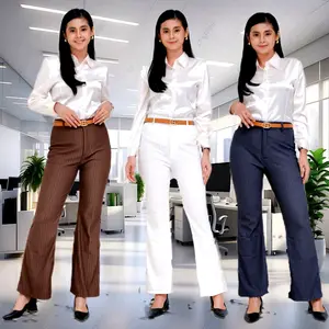 Celana Cutbray Knit Wanita Highwaist knit Cutbray Wanita Exclusive Panjang