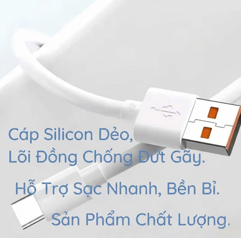 Cáp sạc 1 mét USB to TypeC hỗ trợ sạc android sam.sung op.po red.mi xao.mi vi.vo honor