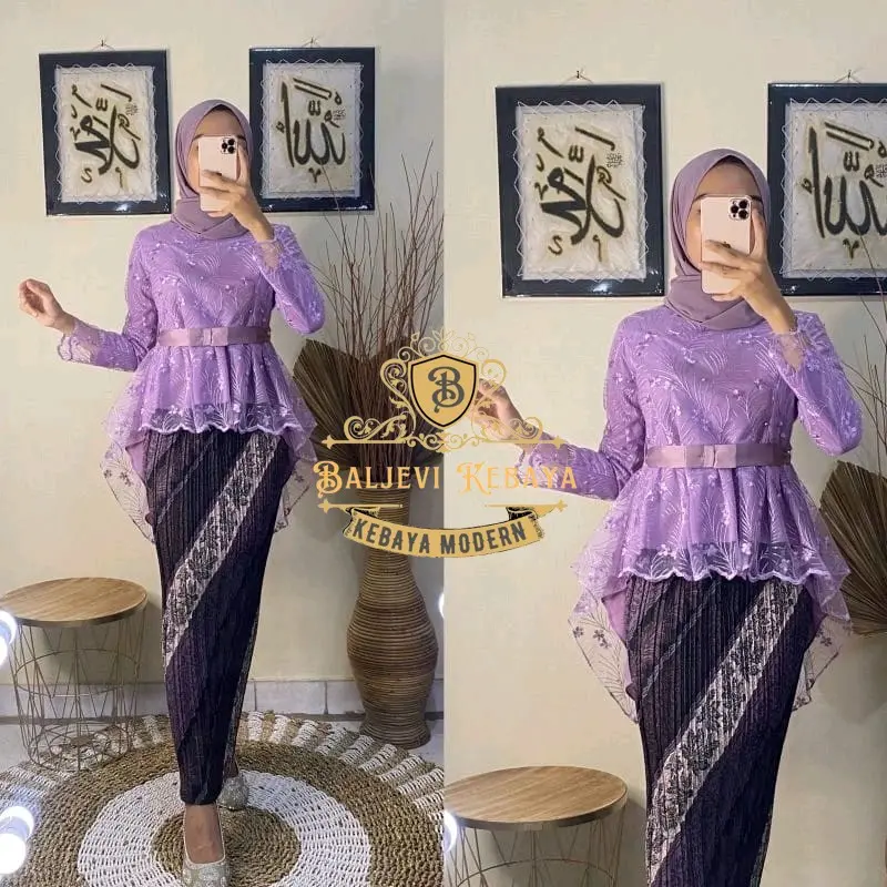 MERAPAT!!PROMO AKHIR TAHUN KEBAYA AURORA PITA KEBAYA TERLARIS KEBAYA PREMIUM KEBAYA KONDANGAN KEBAYA FASHION WANITA KEBAYA CANTIK NAN ELEGAN KEBAYA MODERN KEBAYA ORIGINAL Silk Dress Pesta Wisuda Setelan Baju Brokat Mewah Atasan Panjang Tunik 6