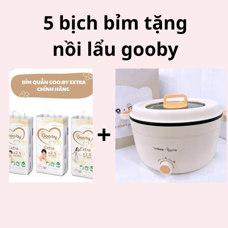    5 bịch   bỉm gooby extra ban ngày cao cấp 