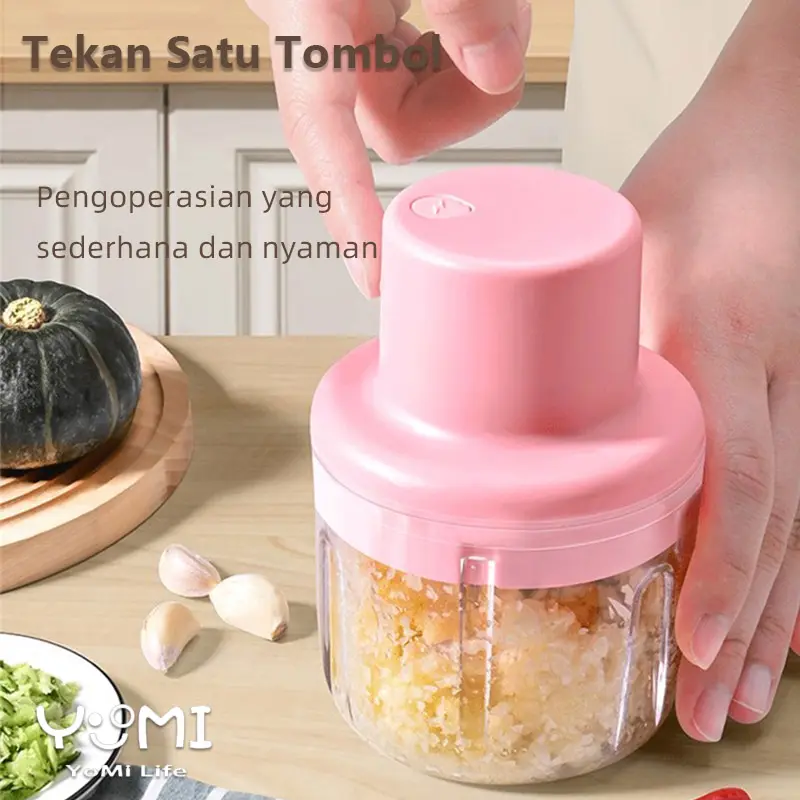 Blender Portabel Elektrik Tanpa Kabel /USB Mini Multifungsi Chopper Bumbu Dapur Praktis/ Blender mini choper / Blender Makanan Bayi 2