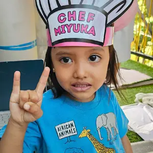 Topi Koki Market Day Custom untuk Anak-anak dengan Desain Chef Lucu dan Menarik