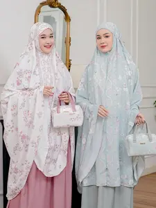 KhadijahLabel Mukena Daily Dewasa Jumbo Premium 2 in 1 Motif Terbaru Magnolia