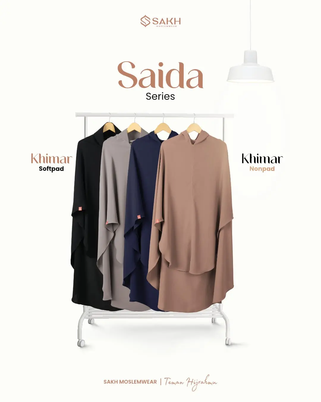 Saida Jilbab Softpad dan Nonpad Premium