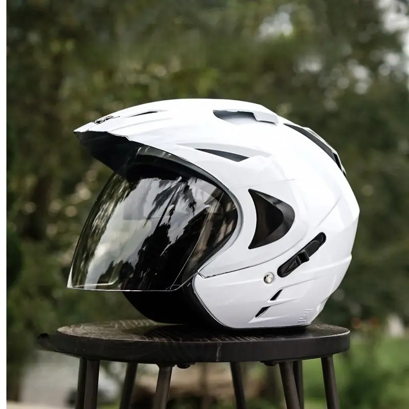 INK Helm JP8 Half Face Pria Wanita SNI Double Visor 0