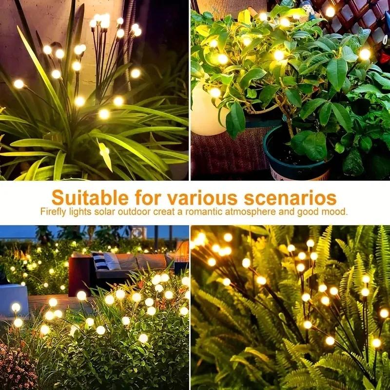Lampu Rumput Surya, Lampu Taman Tahan Air Luar Ruangan, Menyala - Shop ...