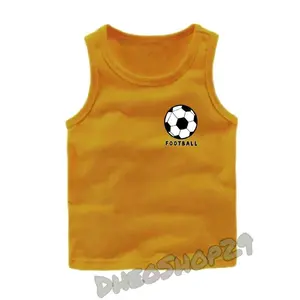 Baju Singlet FOOTBALL Anak Laki-Laki 2-10 Tahun / Singlet katun pendek Anak Unisex / singlet lekbong Anak / Singlet Distro Anak