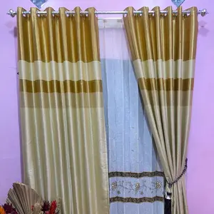 Gorden Blackout Bahan Brudu Ukuran L 100mT 200m Tidak Tembus Cahaya Matahari Ideal untuk Kamar Tidur dan Ruang Tamu