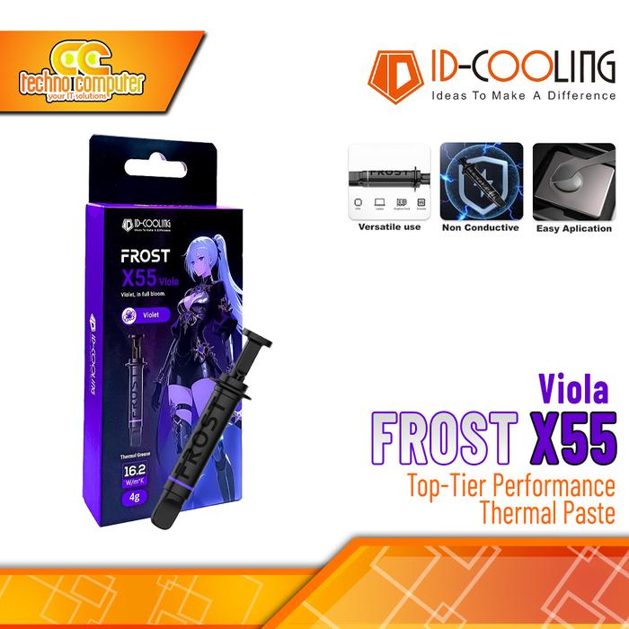 Gambar PASTA PROSESOR ID-COOLING FROST X55 Viola Thermal Paste - 4gr dari Techno Computer Bali Kota Denpasar Tokopedia