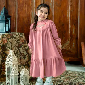 [HELLOMINI] 2-11T Az-Zura Dress Gamis Katun Anak Perempuan | Baju Lebaran Idul Fitri 2025 HMN22