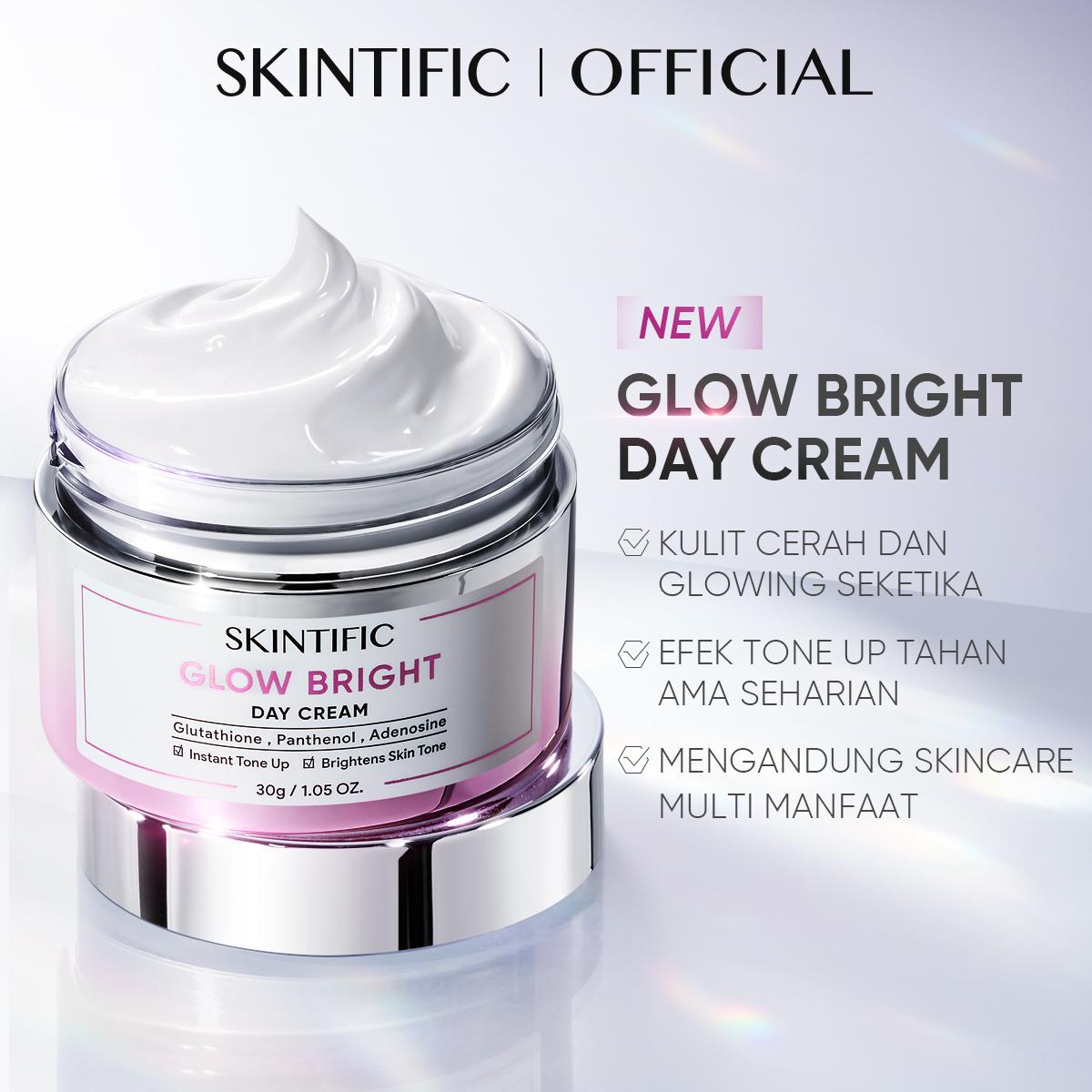 SKINTIFIC – 2pcs Makeup Set Glow Bright Day Cream 30g&Serum Spray 50ml – Quick Makeup-cerah instan denganefek glow SKINTIFIC – 2pcs Makeup Set Glow Bright Day Cream 30g&Serum Spray 50ml – Quick Makeup-cerah instan denganefek glow
