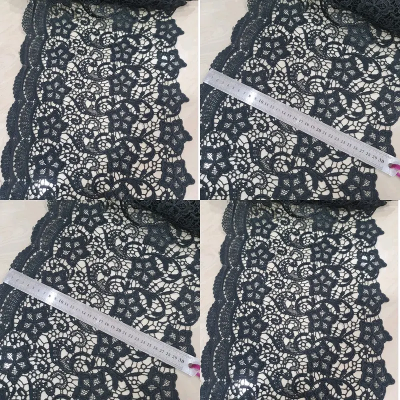 Renda Ziper Timbul Bordir,Renda gyper Mewah Harga per 1 meter 1