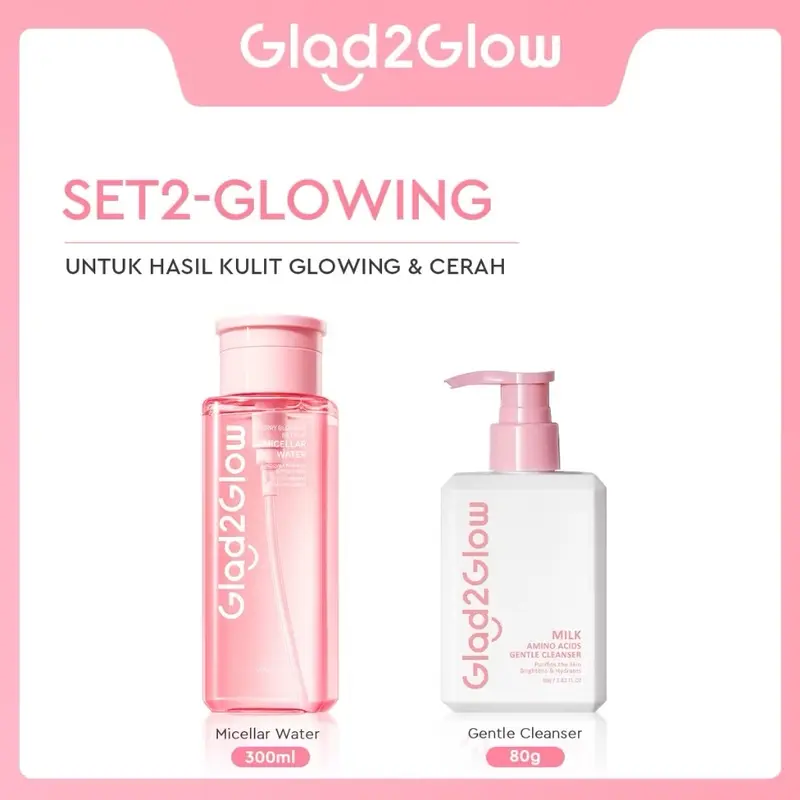 Glad2glow MILK AMINO ACIDS BRIGHTENING CLEANSER Cleansing Hydrating Pencerah Facial Wajah Perawatan Membersihkan Berminyak Kotoran 5