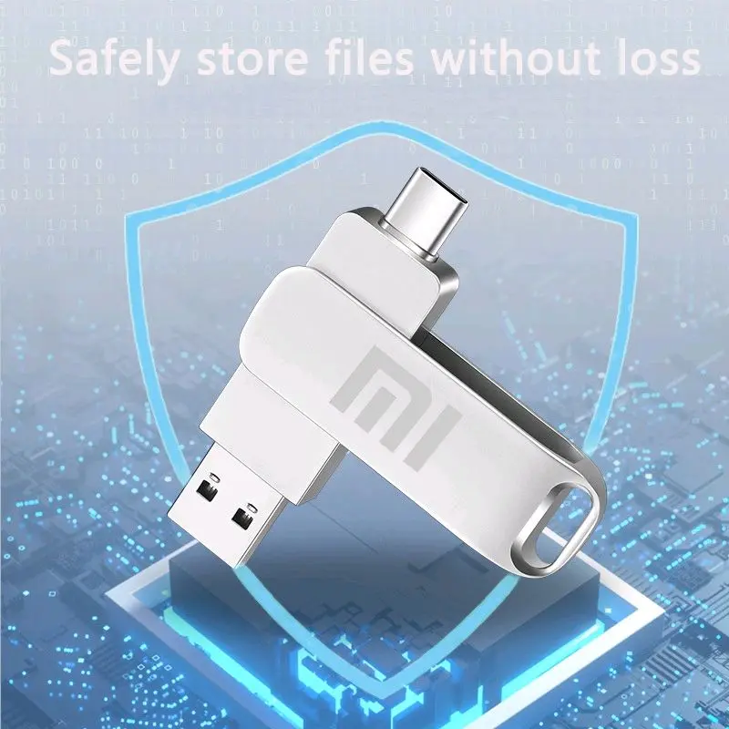Flashdisk USB Xiaomi 2TB Original 3 in 1 Type C 1TB Penyimpanan Storage 3