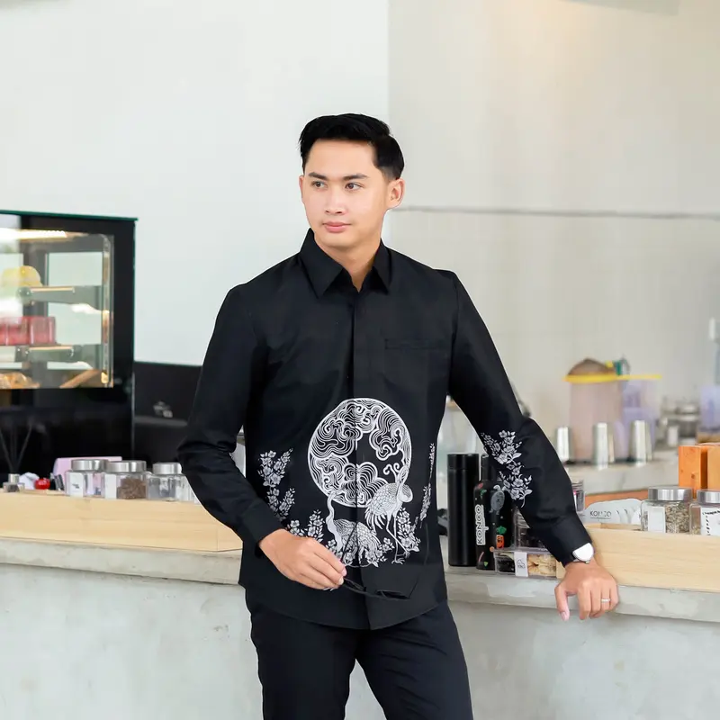 Batik Slimfit Luna Long Sleeve A793 Katun Premium 1