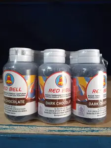 Perisa dan Pewarna Makanan Rasa Dark Cokelat Merk Redbell - Kemasan 6 Pcs ( 1 Pcs 55ml )