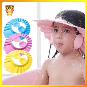 Topi Keramas Anak Bayi Pelindung Mata Kids Shower Cap/C6-139