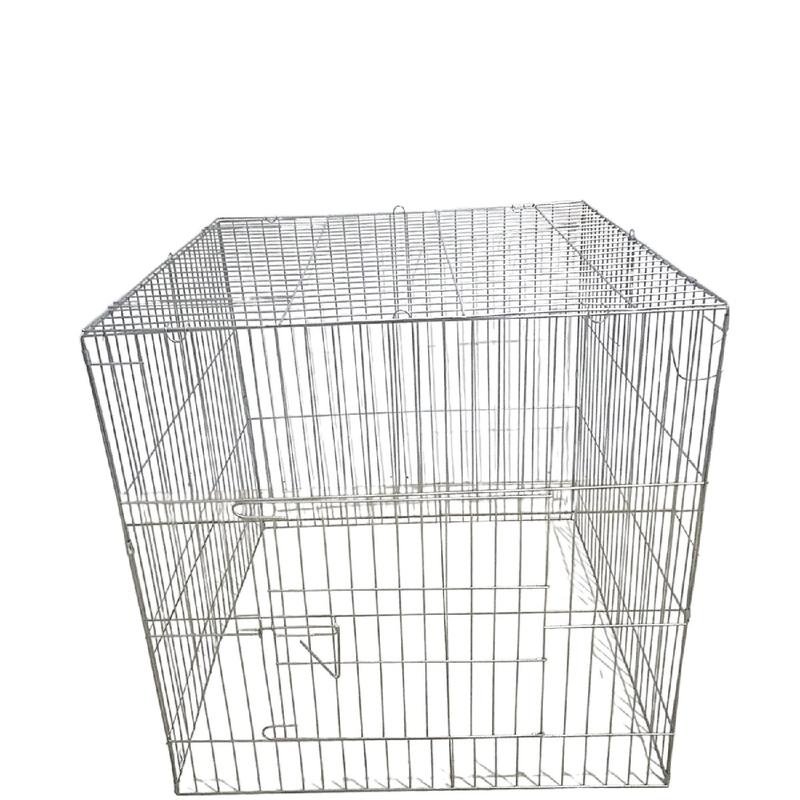 KANDANG KURUNGAN AYAM BESI LIPAT PERSEGI 80×80×80 4