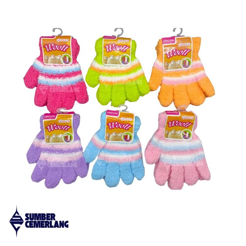 Product Introduction of Sarung Tangan Anak Perempuan Bahan Rajut Woll 14