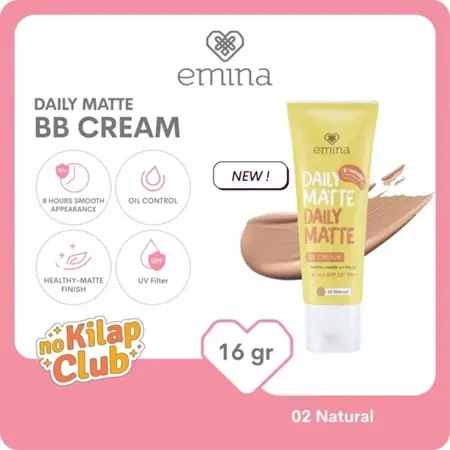 Emina Daily Matte BB Cream 16g | BB Cream Ringan dengan Hasil Matte Natural! 4