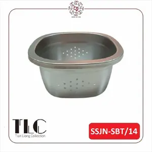 TLC Square Basket S/S /  Keranjang Persegi Stainless #SSJN-SBT