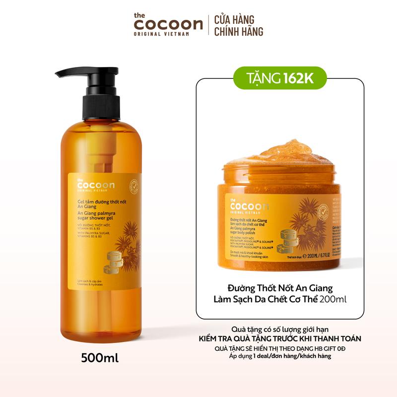 Gel tắm đường thốt nốt An Giang Cocoon 500ml