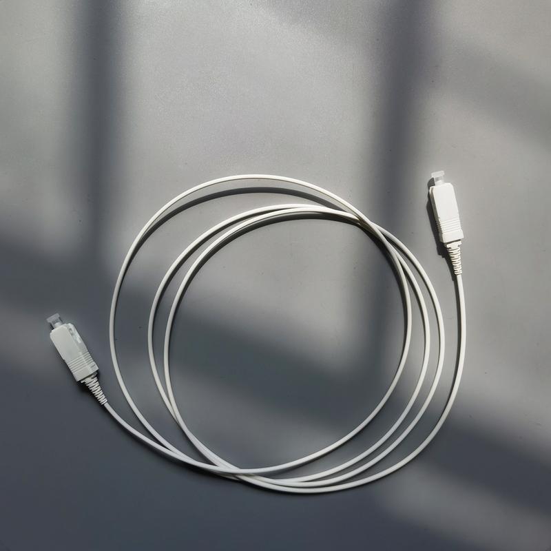Product Introduction of 1.5M SC/UPC To SC/UPC Fiber Optic Patch Cable FTTH 2.0mm G657A2 LSZH White Indoor Extension Cable Simplex Convert Patch Cord 2