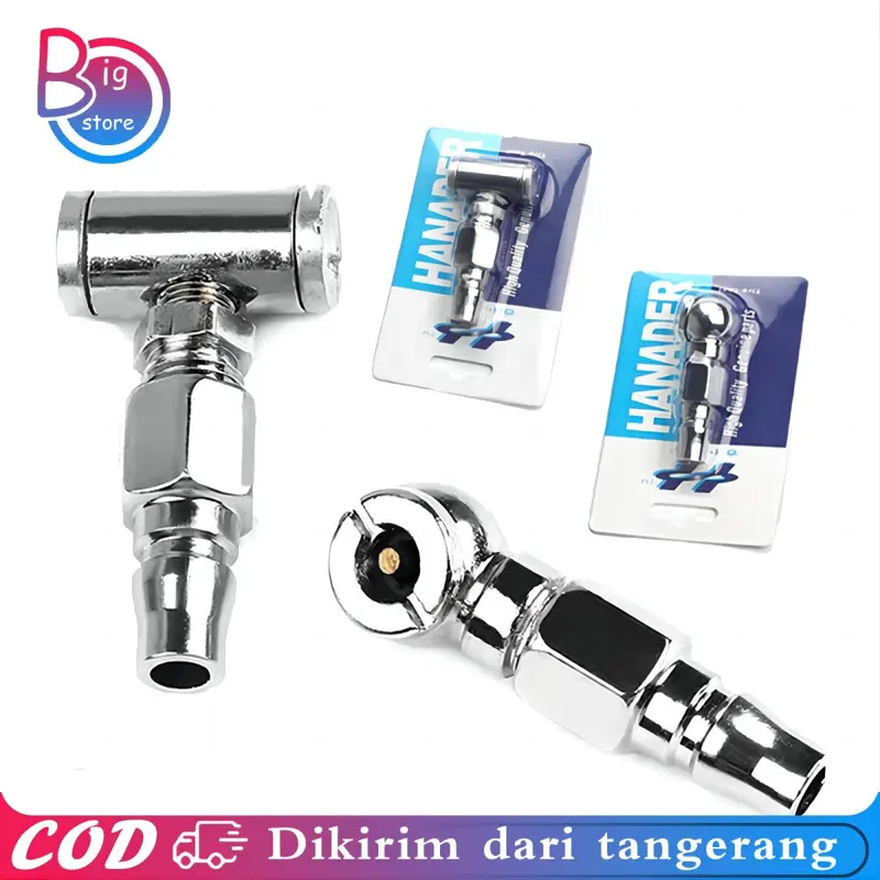 Air Chuck Panjang / Air Chuck Keong / Air Chuck Keong / Nozzle Pompa Angin Untuk Ban Mobil 0