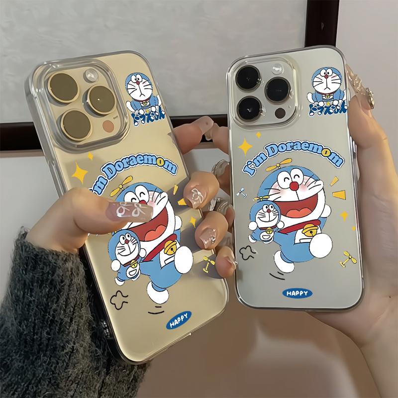 Ốp lưng Doraemon cho iPhone 17 Pro Max/17 Pro, dễ thương; phù hợp với iPhone 15 Pro Max/18 Pro/12 Pro/16 Pro Max/18 iPhone/18 Pro Max/14 Pro/11/13; họa tiết hoạt hình graffiti, rõ nét, chống trượt.