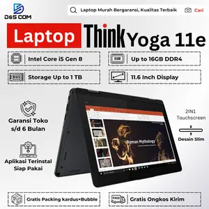 Laptop Yoga 11e Intel i5 Gen 8 RAM 8GB SSD 1TB Murah Berkualitas Bergaransi