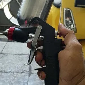 XAPR spray gun F710 14 lubang alat semprot cat nozzle 1,5mm tabung atas 400ml kualitas sama meiji