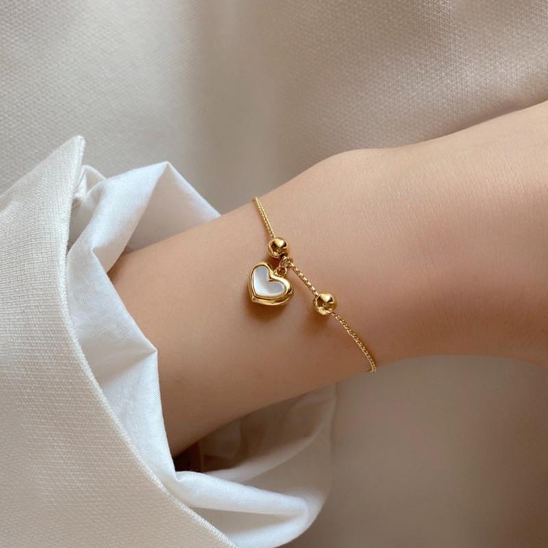 Product Introduction of 【 48 Styles】 Titanium Steel Gold Bracelet ,  Not Fade Bracelet for Women Stainless Bracelet Rose Gold Accessories 49