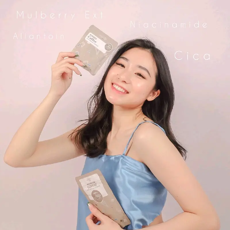 Pinkroulette Masker Organic Face Mask Travel size / mini size 20gr Coffee Coklat Greentea Lemon Mencerahkan Beruntusan Berjerawat Wajah Kunyit Turmeric Facial Melembutkan Kotoran Berminyak 1