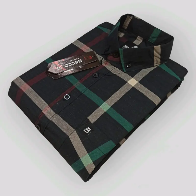 Kemeja Pria Lengan Pendek Motif Kotak-Kotak Size M L XL Kemeja Casual Distro Keren Baju Katun 4