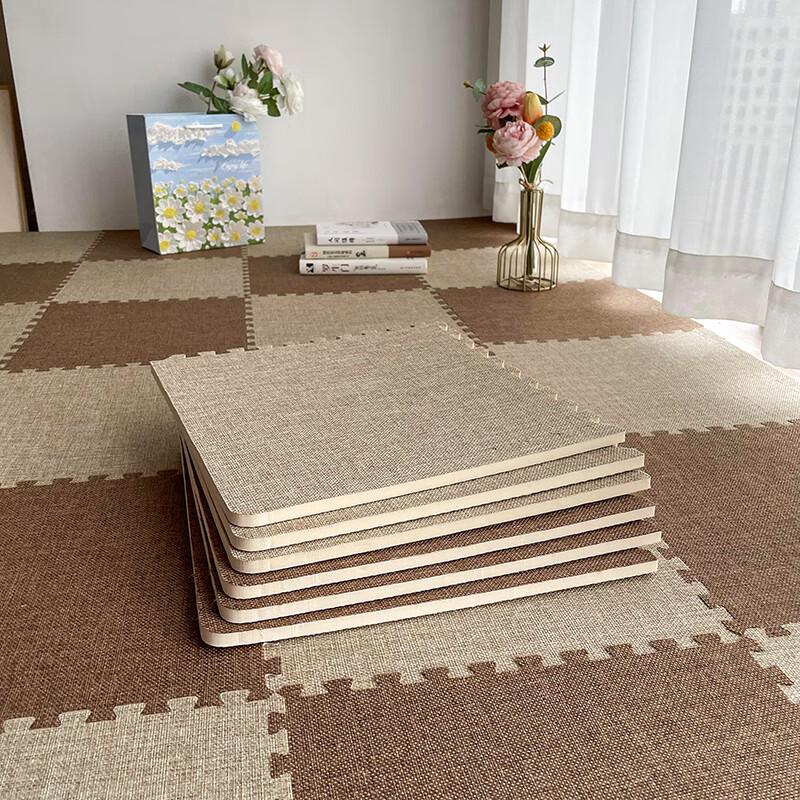 Puzzle mat Shaggy Carpet Tikat Bulu Plush Carpet 30x30cm baby floor mat Non slip rug carpet 0
