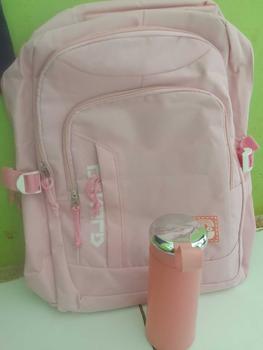 Product Review of Gratis botol minum Tas Ransel Sd Smp SmA viral weibo  cat kucing Karakter Kartun Tas Punggung from E**a 0