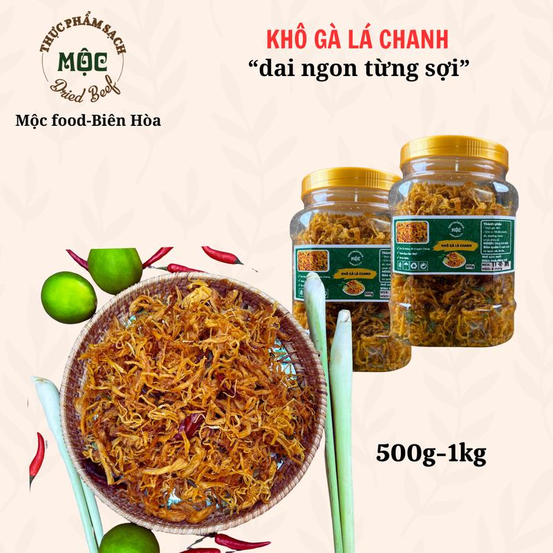 Khô gà sấy lá chanh rất dai ngon Snack ăn vặt hấp dẫn nhà Mộc food 