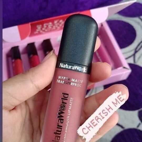 1 Paket Lipmatte Naturaworld Isi 6 pc 7
