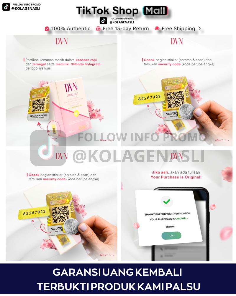 Product Introduction of DVN Original Untuk Semua Jenis Kulit | DVN Asli Original  Semua Kulit #3A 6