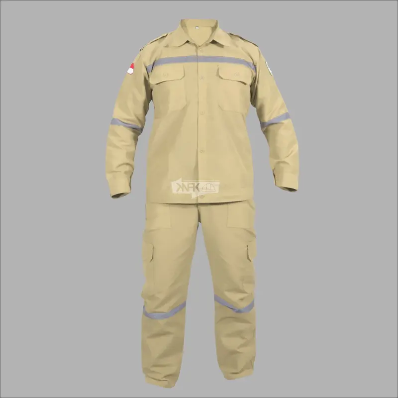 Kemeja Stelan Seragam Kerja Tactical Safety Lapangan Dengan Scotlight - Seragam Setelan Outdoor Wearpack Panjang Atasan 4