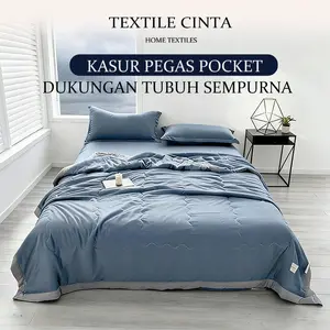 Selimut musim panas katun murni/sutra es, selimut musim panas katun murni selimut tipis baru selimut inti yang bisa dicuci dengan mesin, ringan dan nyaman, lembut dan ramah kulit, 200*230, 180*200 Bahan katun cuci air