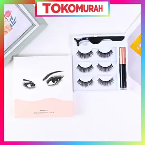 TM Bulu Mata Magnet 3 pasang / Magnetic Eyelash Eyeliner A157