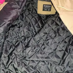 Ribsgold Jacket Boxy Pria Lengan Panjang Jaket Casual Hitam Cowok