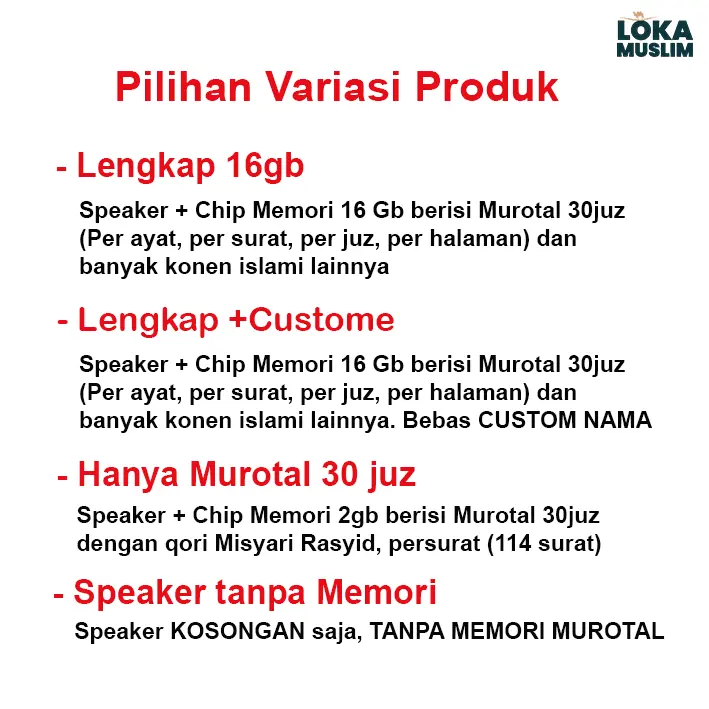 Speaker Murottal Alquran 30 Juz  Anak + Bluetooth + Chip 16 Gb Bisa COD 7